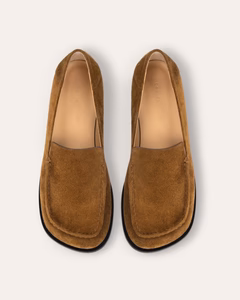 Drew Winter Loafer, Toffee Suede 2