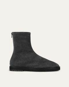 Joss Bootie, Charcoal Suede