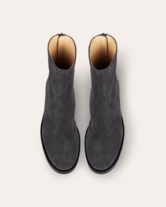 Joss Bootie, Charcoal Suede 2